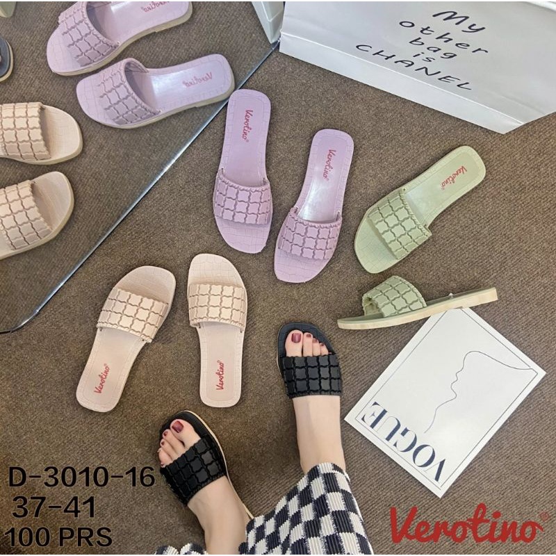 SANDAL IMPORT SELOP WANITA GLANZTON KARET JELLY 3010-16 TAHU