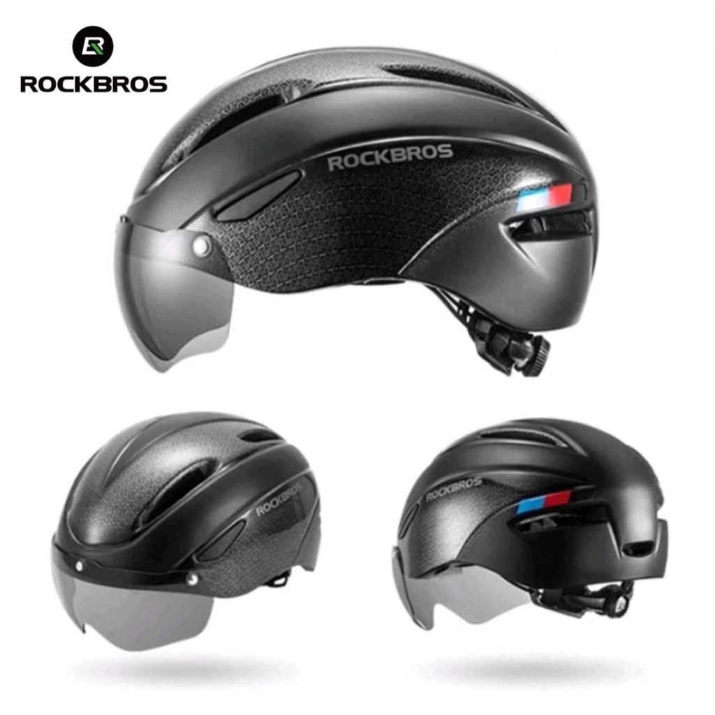 Helm Rockbros Goggles Unisex Helm Sepeda Lipat Roadbike MTB | Shopee