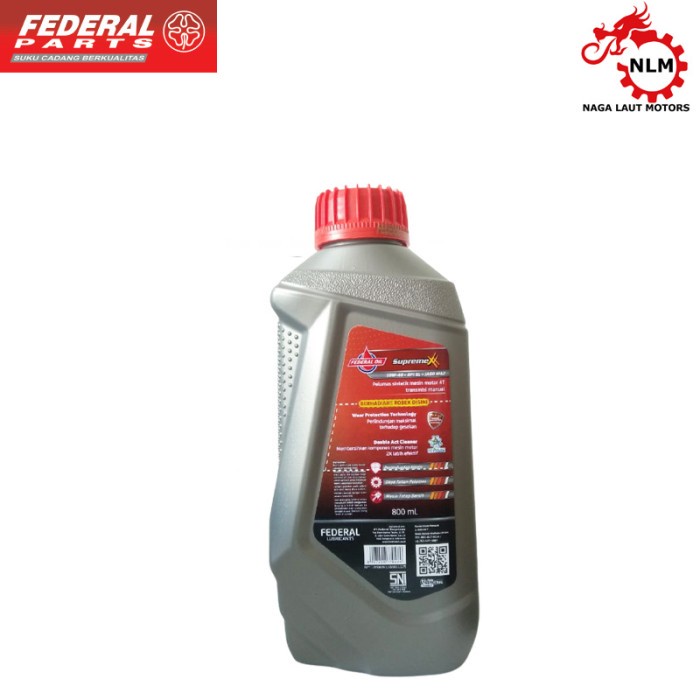 Oli Federal Supreme XX Untuk Motor Bebek 800ml