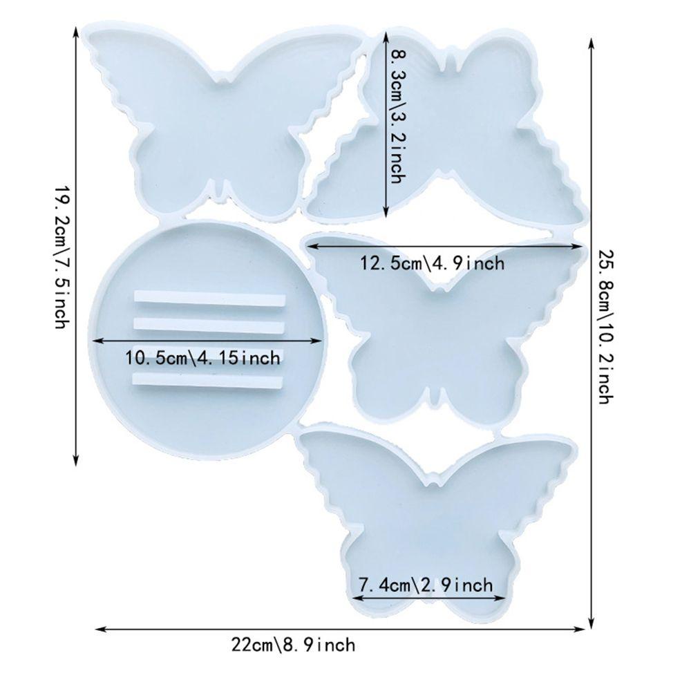 Solighter Cetakan Resin Epoxy Dekorasi Rumah Alat Kristal Handmade Tatakan Silicone Mould