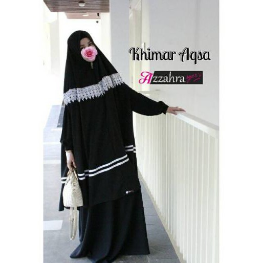 Long khimar / khimar syar'i / khimar jumbo / khimar bolong tangan
