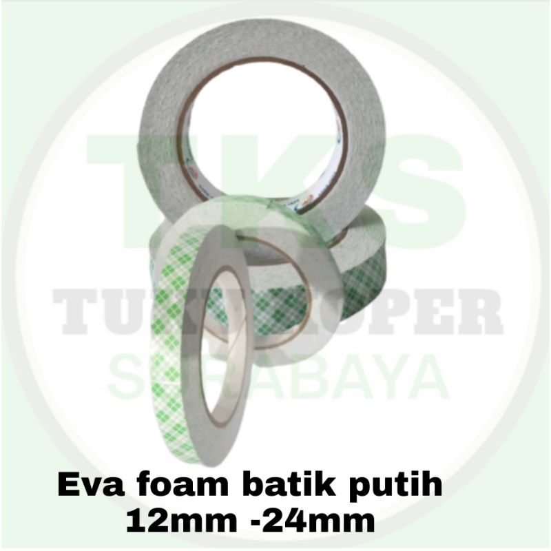 

Double Tape Foam Putih EVA Batik Star Tape