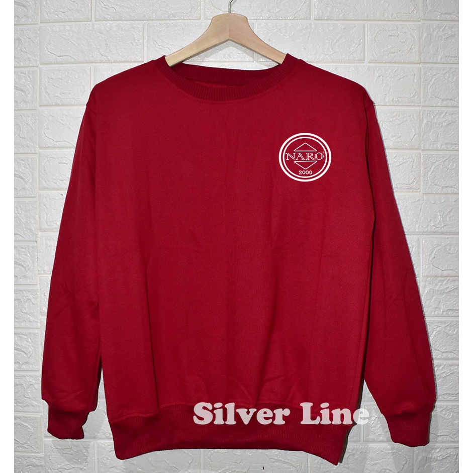 Sweater crewneck Termurah / unisex / Sablon Poliflex / Bisa bayar COD