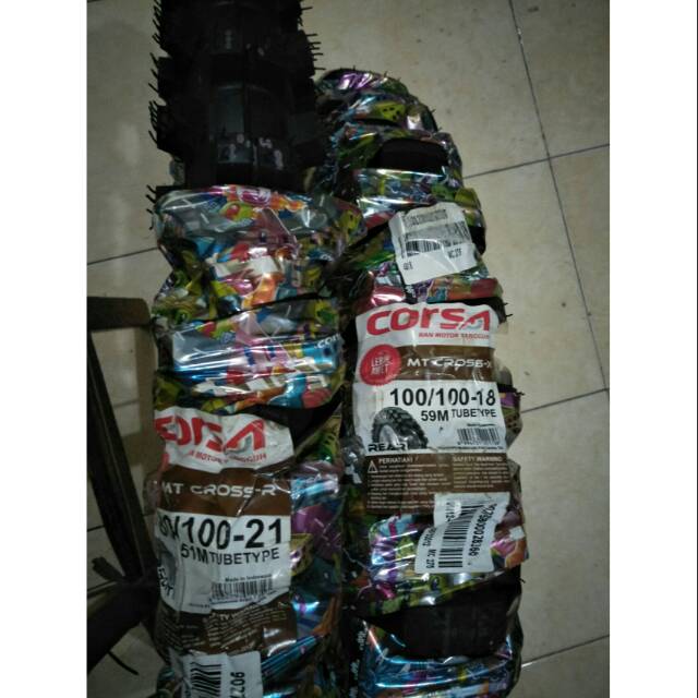 Ban trail corsa MT cross ring 18/21 uk 100/100x18 dan 80/100x21