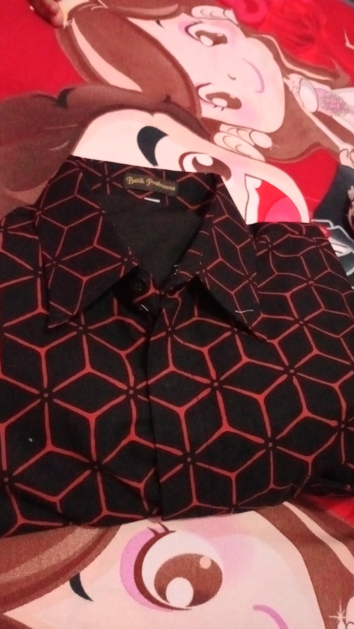 Cap Diamond Kemeja Batik Pria Lengan Panjang Kain Atasan Baju Cowo Cowok Jumbo Modern Premium