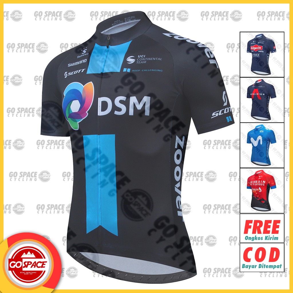 JERSEY SEPEDA ROADBIKE TEAM 2021 DSM06 BAJU RB CYCLING PRIA WANITA MTB