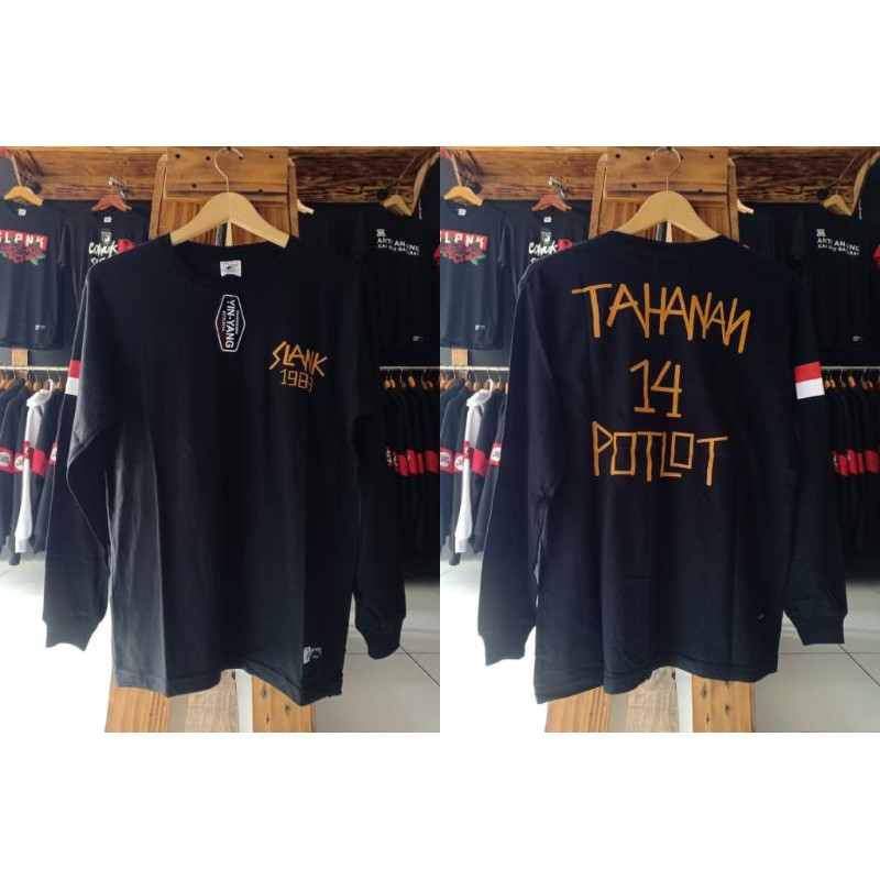 KAOS SLANK TAHANAN - T-SHIRT SLANK TAHANAN - BAJU ORIGINAL BANDUNG - Toto.store12