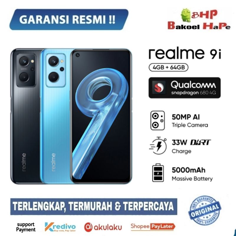 REALME 9i 4/64 - Garansi Resmi