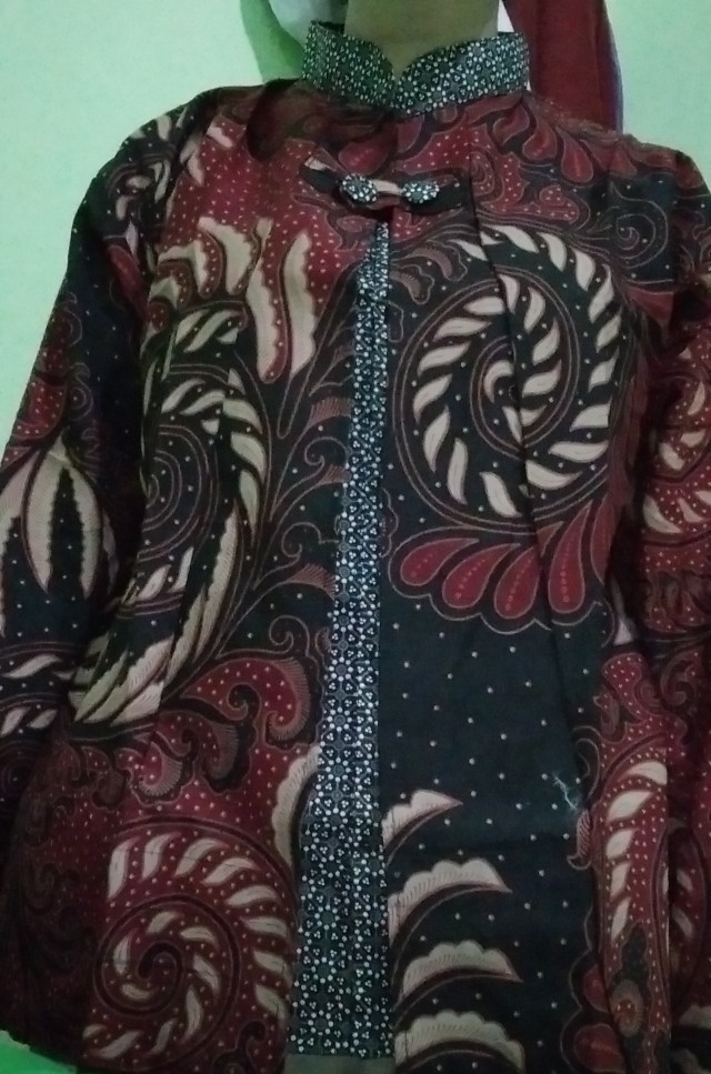 Baju Batik Wanita - Batik Wanita Modern Monalisa Genes M,l,xl,xxl Asli Pekalongan