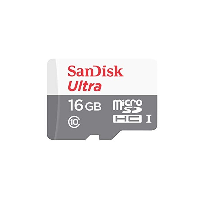 Sandisk Micro Sd Ultra 16Gb Class 10 (80Mbps) - 16Gb 80Mb/S