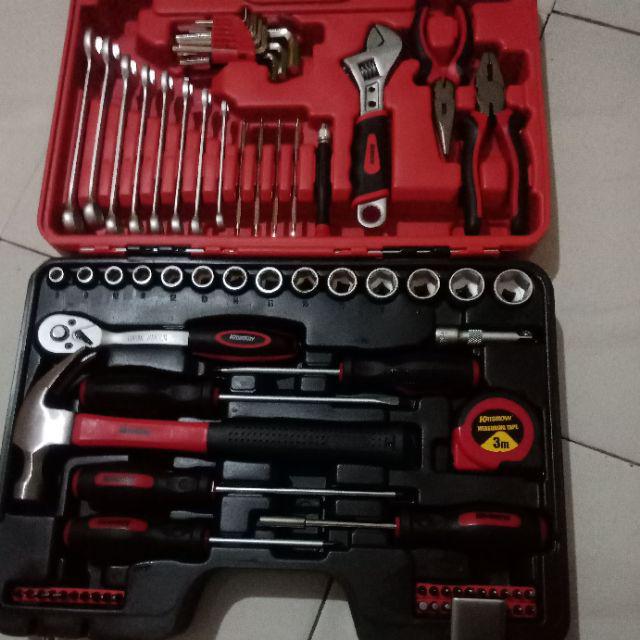 ToolKit 78 Box Set Tool Kit ORIGINAL Krisbow Kotak Perkakas Mekanik