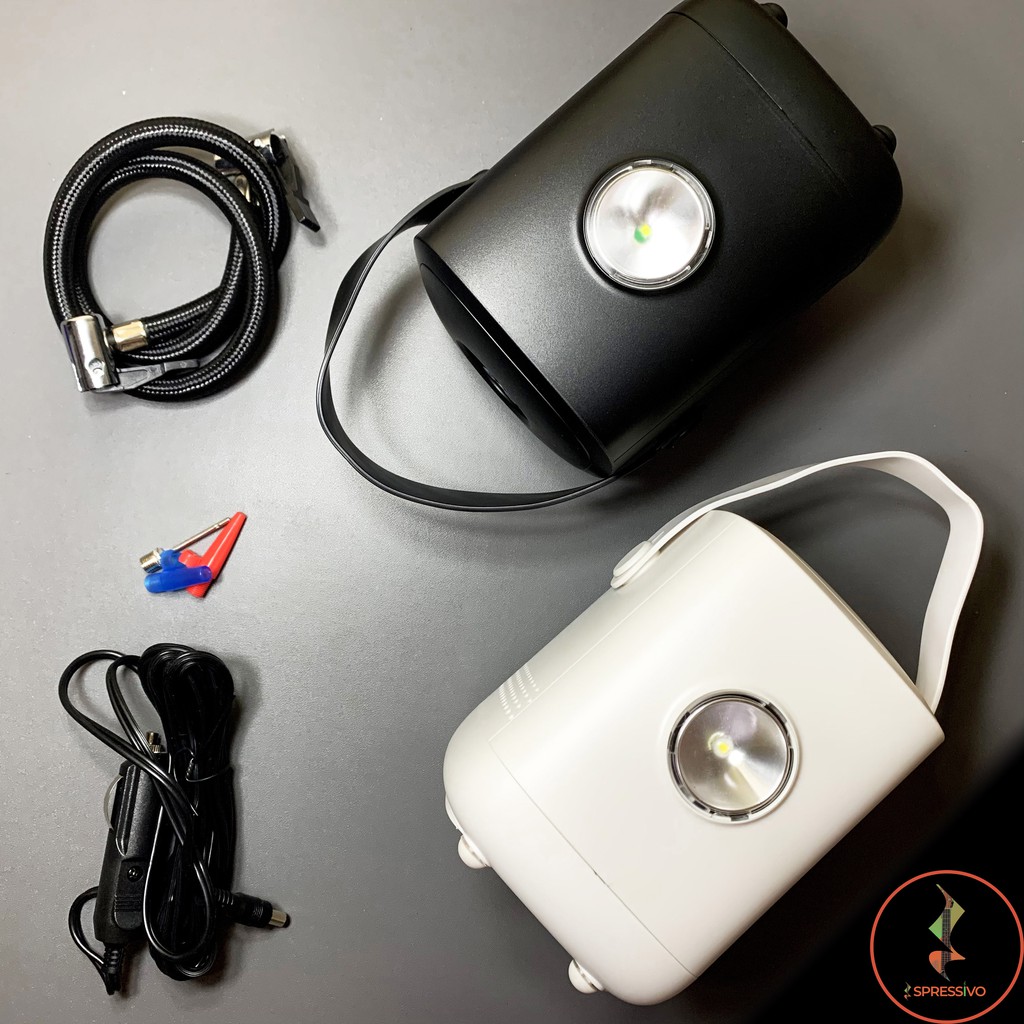 Pompa Angin Ban Mobil Car Air Compressor 120W Portable Wireless Lampu LED