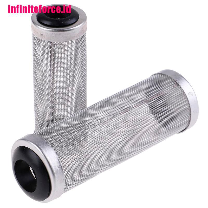 [IN*]Stainless Steel Filter Inflow Mesh Shrimp Cylinder Protect Aquarium Accessories