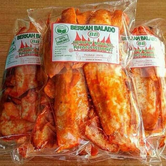 

Keripik Singkong balado isi 3bungkus