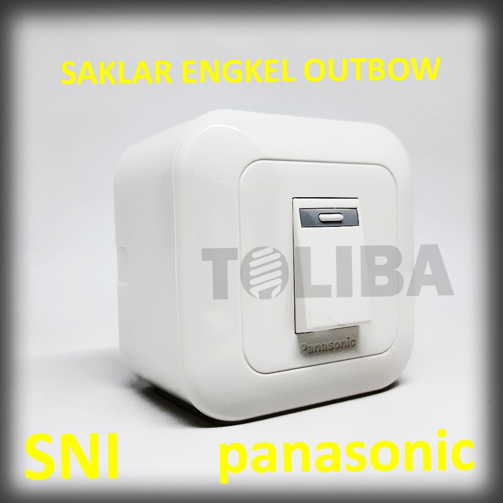 saklar engkel outbow ob panasonic / on off saklar tempel tembok / tombol saklar panasonic SNI