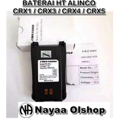 BATERAI HT FIRSTCOM ALINCO DJ CRX1 CRX3 CRX5 EBP92 BATRE ALINCO EBP 92 ALINCO CRX 5 CRX 1 CRX 3 ORIG