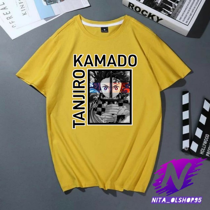 baju anak tanjiro kaos anak anime tanjiro kamado