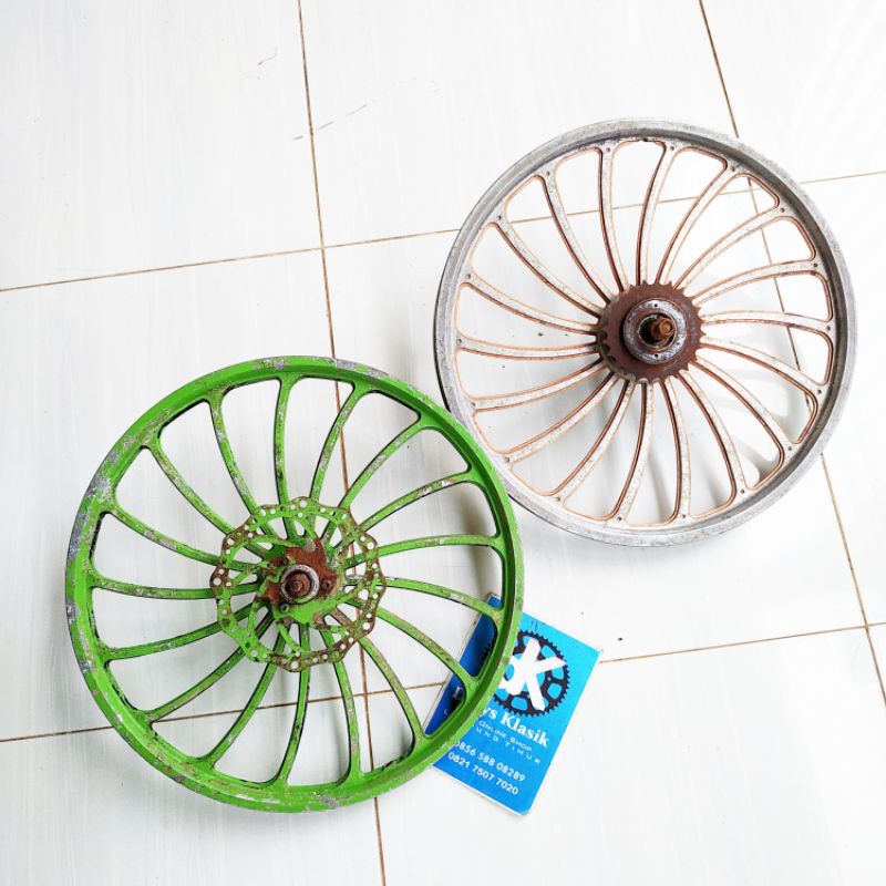 velk racing kipas bintang sepeda ukuran 20 modif minion minitrex BMX sepeda lipat