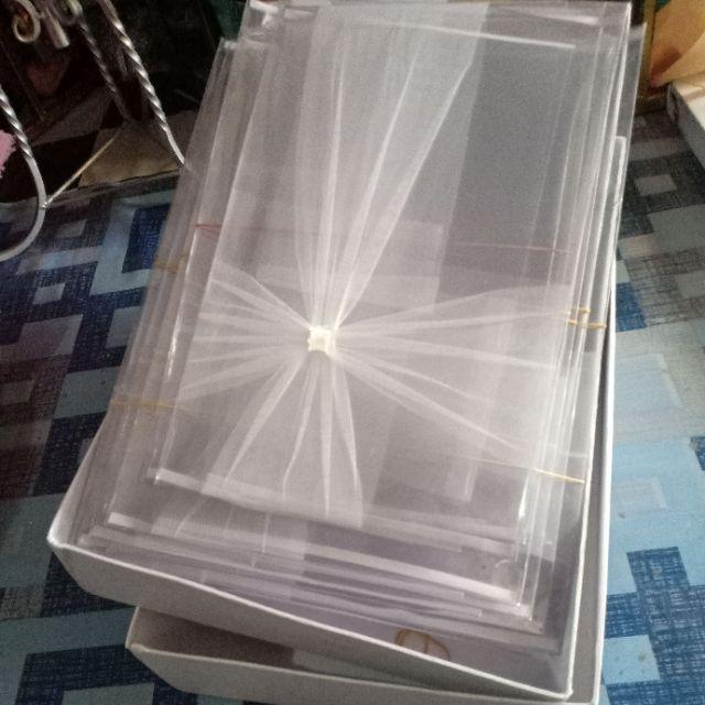 Kotak Hantaran Putih 1 Set Isi 6 Kotak