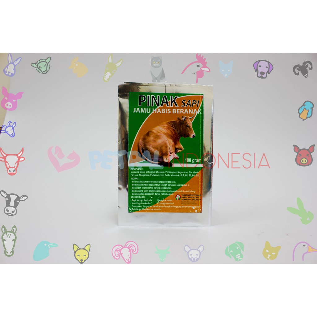 

PINAK SAPI Jamu Habis Beranak 100 gr Tamasindo Veterinary