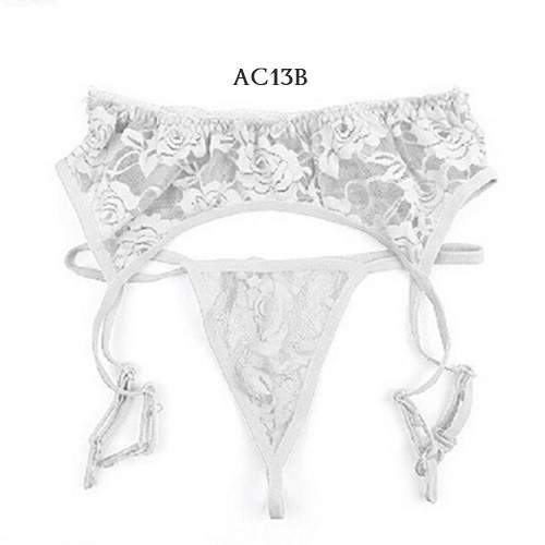 [PRODUK TERLARIS] GARTER BELT SUSPENDER AKSESOSRIS LINGERIE PUTIH AC13B