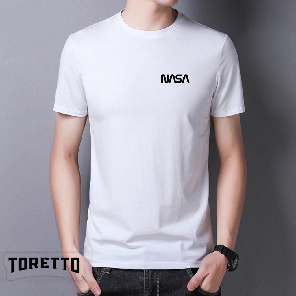 TORETTO-BAJU KAOS DISTRO NSA || ATASAN MOTIF SIMPLE TERLARIS || KAOS LOGO KEREN