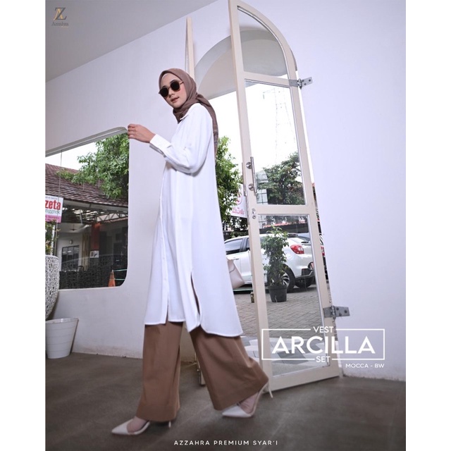 SALE ARCILLA SET TUNIK AZZAHRA PREMIUM SYARI