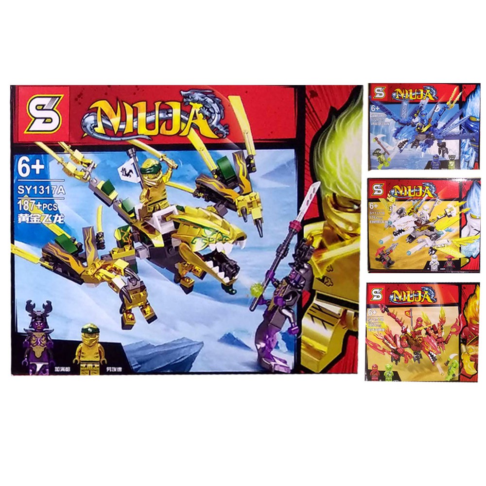 Brick SY 1317 Ninjago Ninja Naga terbang satuan