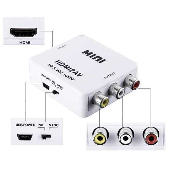 Kabel Converter HDMI to AV RCA Converter Adapter MINI HDMI2AV ADAPTER MINI BOX with audio