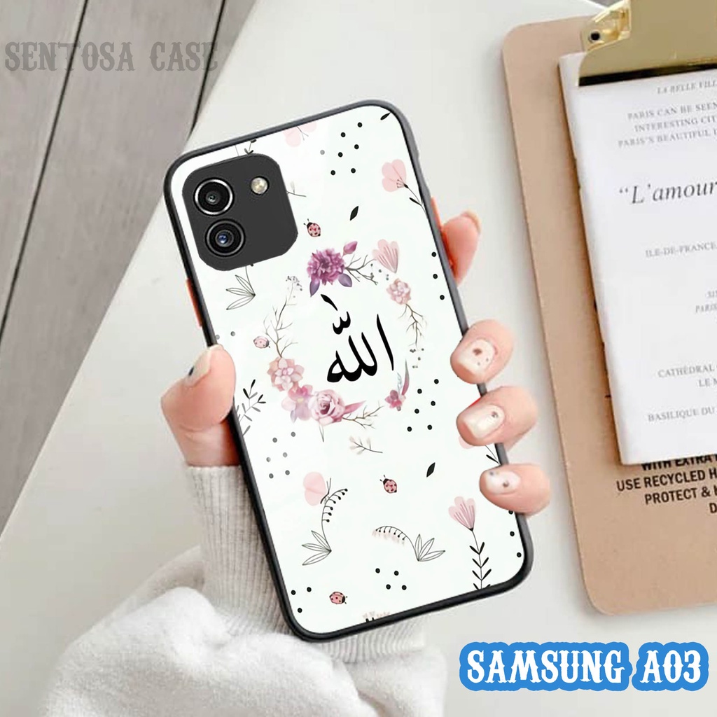 Softcase Glass Kaca SAMSUNG A03 - Casing HP SAMSUNG A03 [ S50 ].