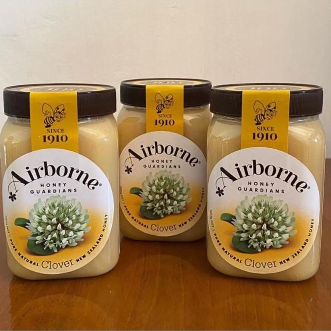 

Airborne Clover Honey 500 Gram - FREE SENDOK KAYU & BUBBLEWRAP