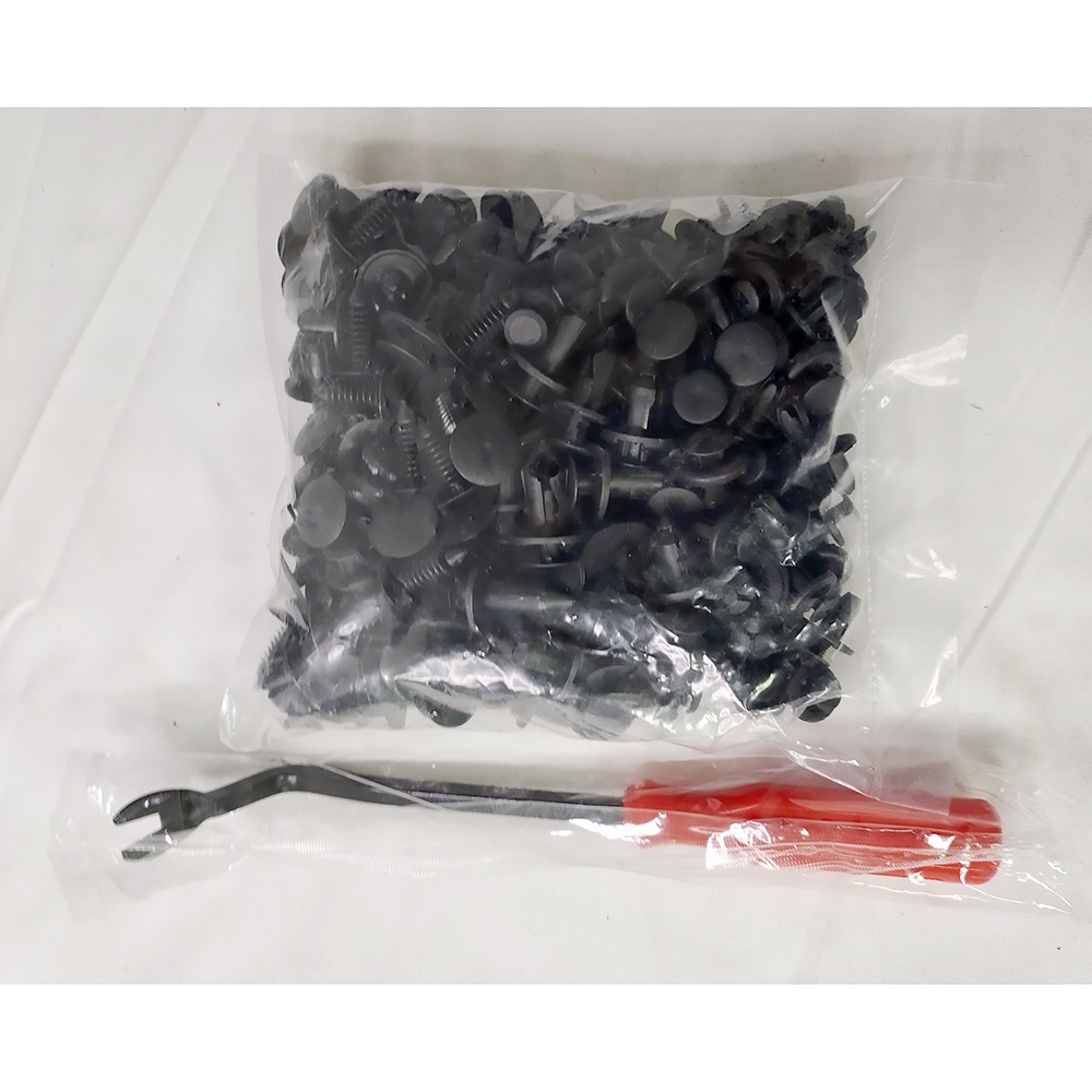 TERMURAH Baut Rivet Mobil Universal 415PCS - 190pcs plus pengungkit - Klip Kancing Plastic - Alat congkel baut rivet dashboard body motor / mobil / Alat Cungkil Dasboard Interior Mobil - Klip kancing bumper