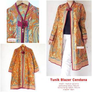 TUNIK BATIK  CARDIGAN  KANAYA 3 NEGERI Shopee  Indonesia