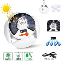 &lt; M.A &gt; LAMPU SOLAR 5SISI // LAMPU SOLAR FOOTBAL 5 Sisi Gantung Rechargeable