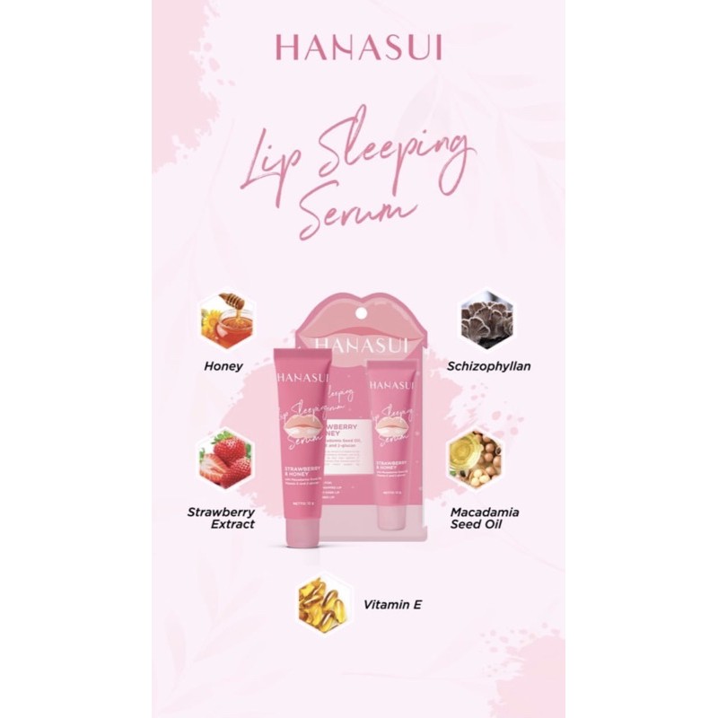 hanasui lip sleeping mask