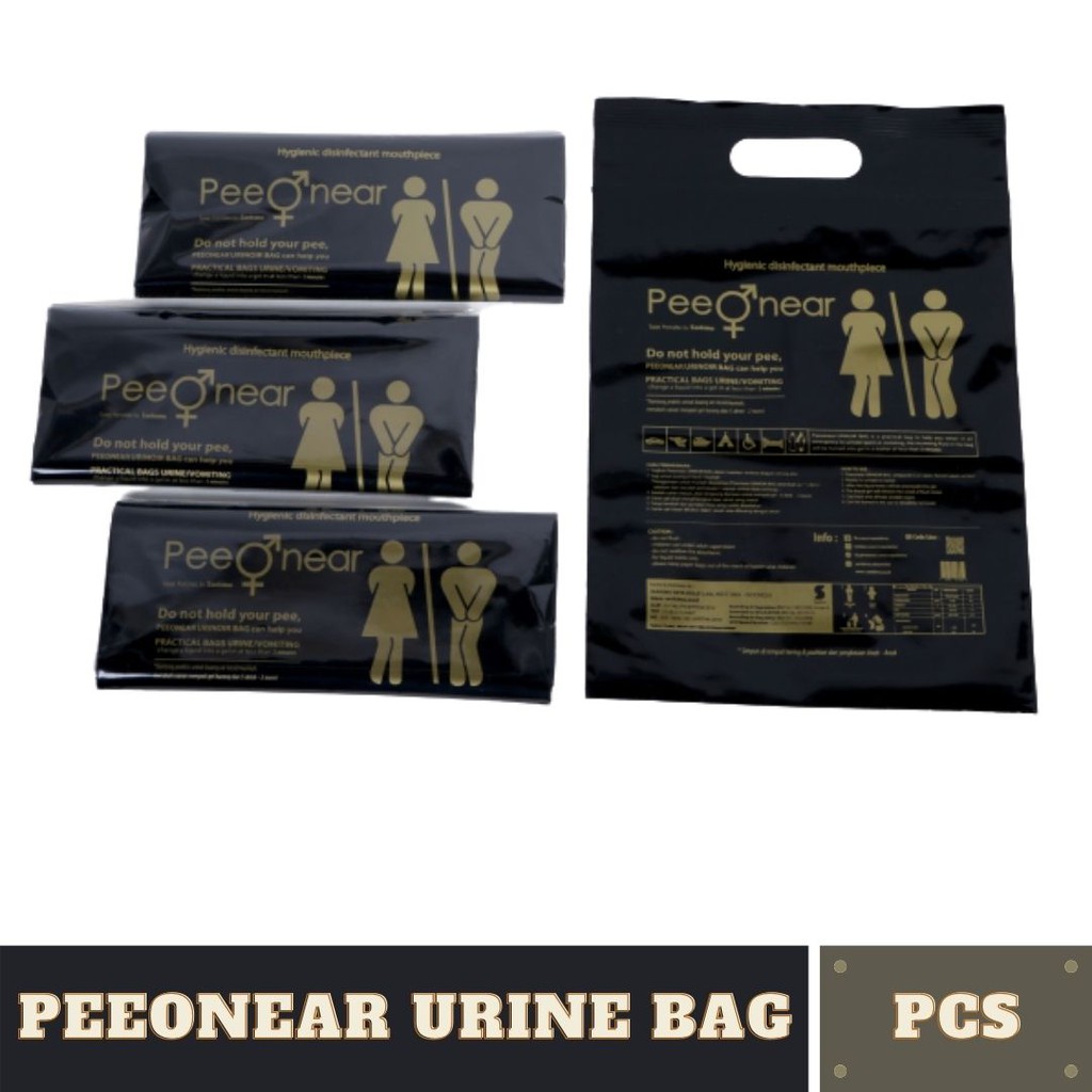 Sankimo PeeOnear Ekonomis 5pcs Alat Kencing / Kantong Urin / Pee Bag / Kantung Urine / Urinoir Bag