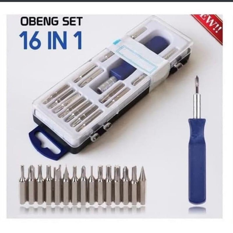 Stundent Tools Kit 16 in 1 // Kotak Obeng Set 16pcs