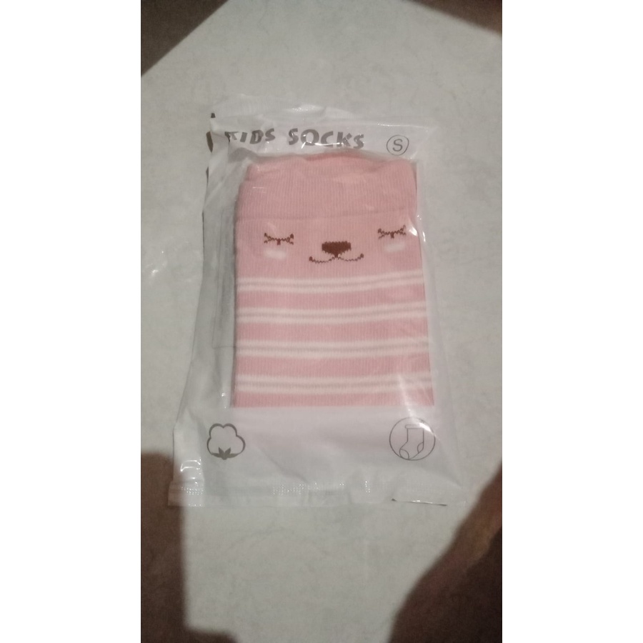 KAOS KAKI BAYI PANJANG DENGKUL LUCU IMUT TEBAL UNIK / KOREAN SHOCK BATITA BALITA-PINK S