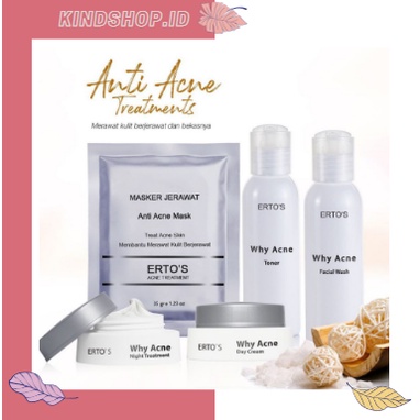 KINDSTORE❤ | PCS Acnes Ertos Why Acne Untuk Mengatasi Jerawat