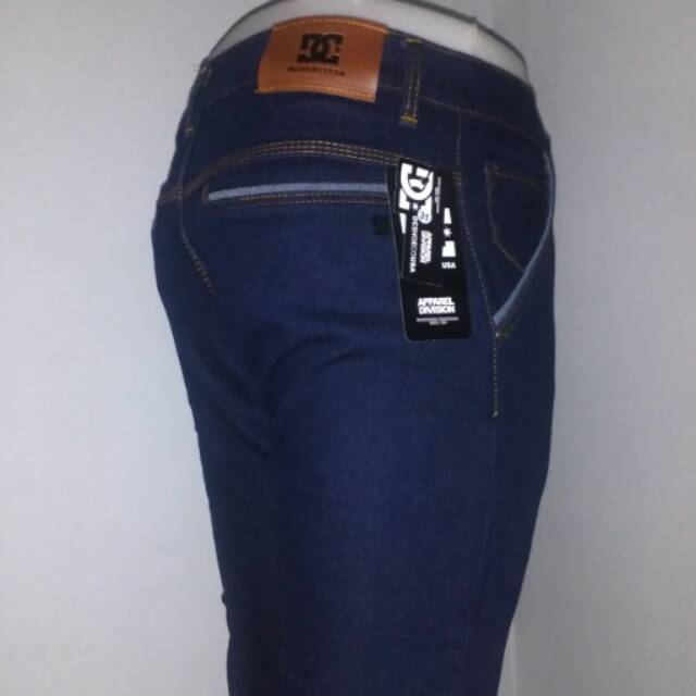 Celana Jeans pria skinny / Jeans Slimfit saku bobok Blueblack / Jeans saku bobok Cowok