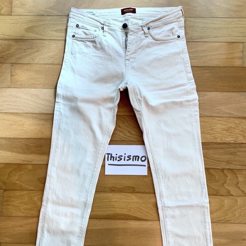 Jack & Jones Glenn slim skinny jeans denim not selvedge 31