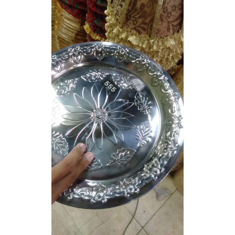 Bosara motif cantik , talenan kue bermotif Makassar