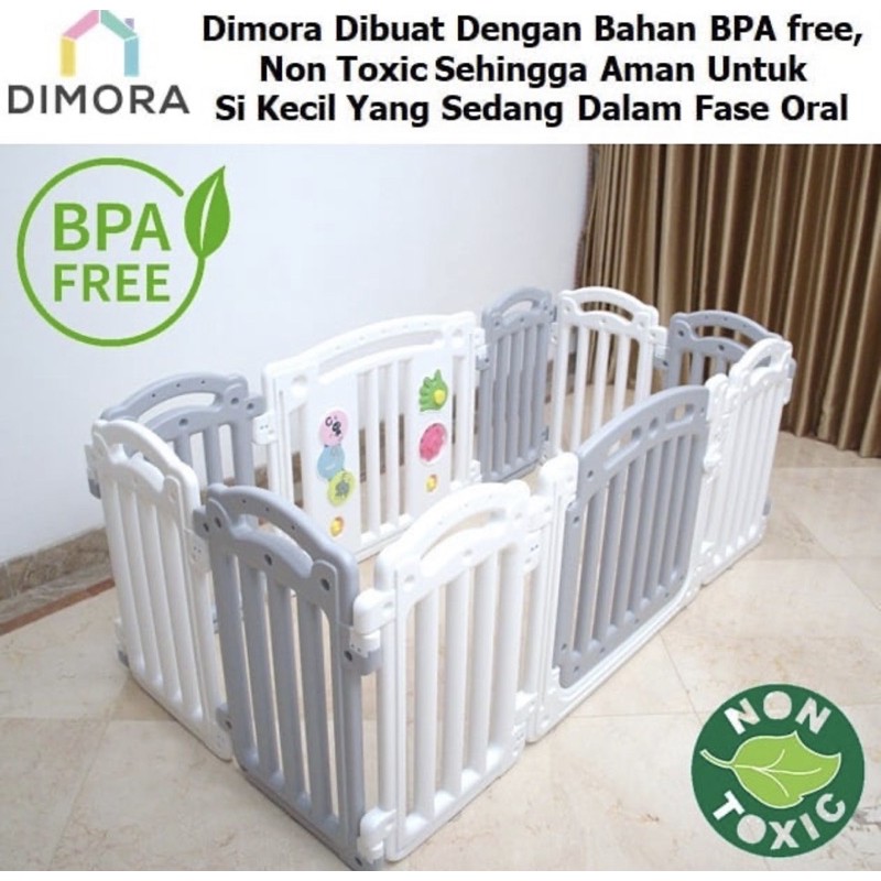 dimora play 8+2 baby fence