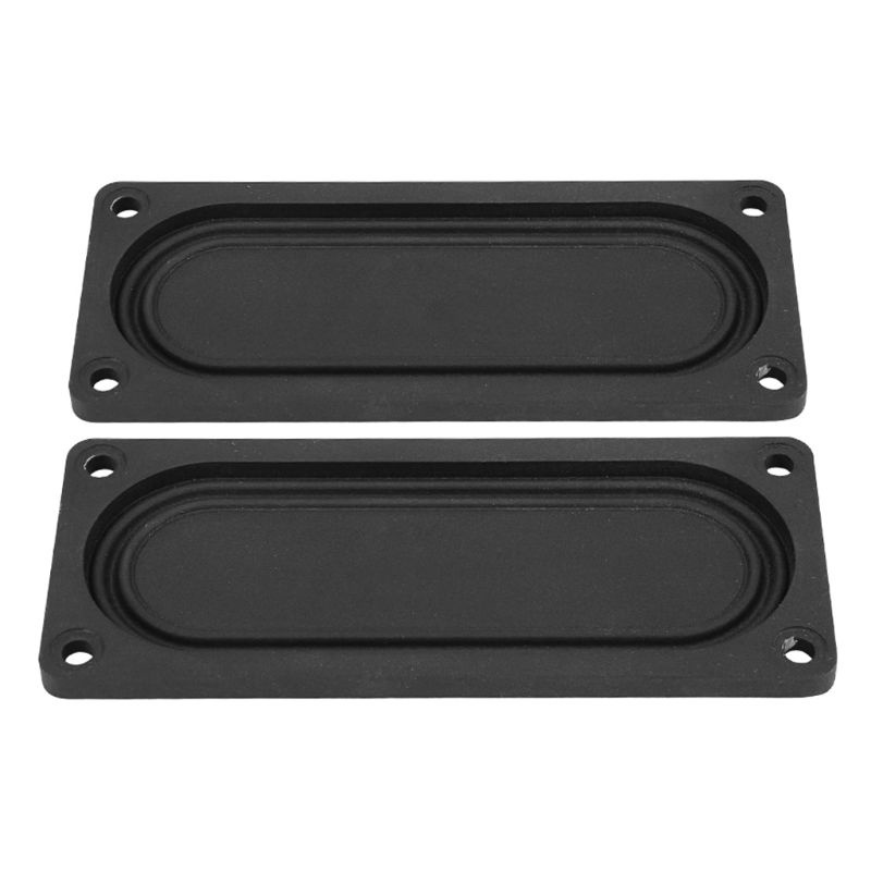 btsg 2PCS Audio Bass Diaphragm Square Frame Vibration Film Passive Radiator Speaker Repair Parts DIY Home Theater Speaker Accessories
