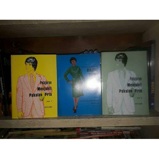 Jual buku fashion, buku busana, buku 1 Set Pelajaran Menjahit Pakaian
