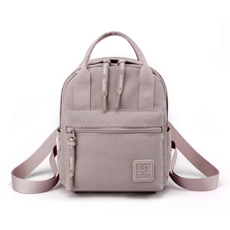 BOBO FASHION -Tas ransel wanita bobo 3072 tas ransel nilon waterproof-LILAC