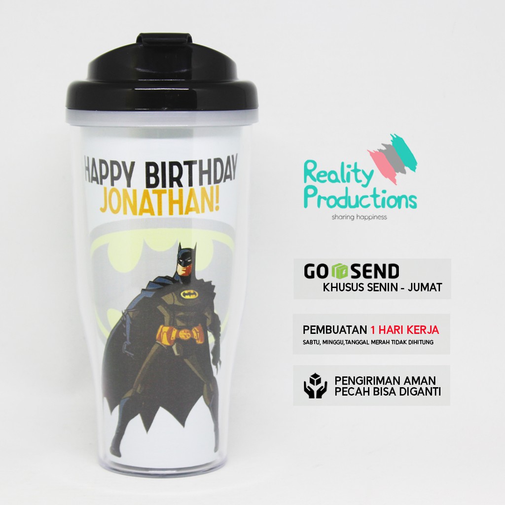 Exmoor Tumbler Batman untuk Kado Ulang Tahun Anak