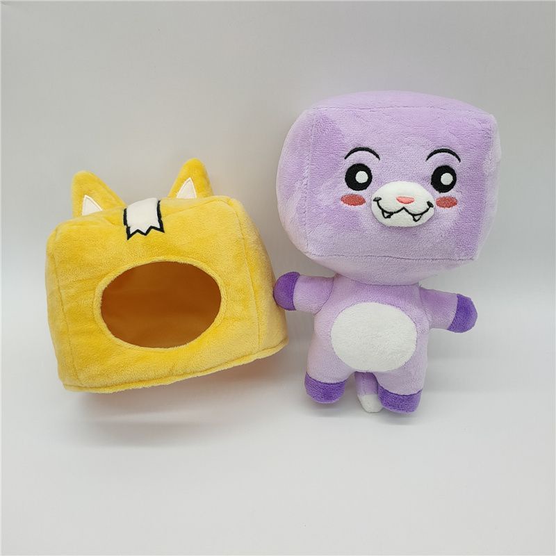 (Ready Stock)Lankybox BOXY FOXY ROCKY Plush Soft Stuffed Toy Kid Game Figure Plushie Doll 3PCS