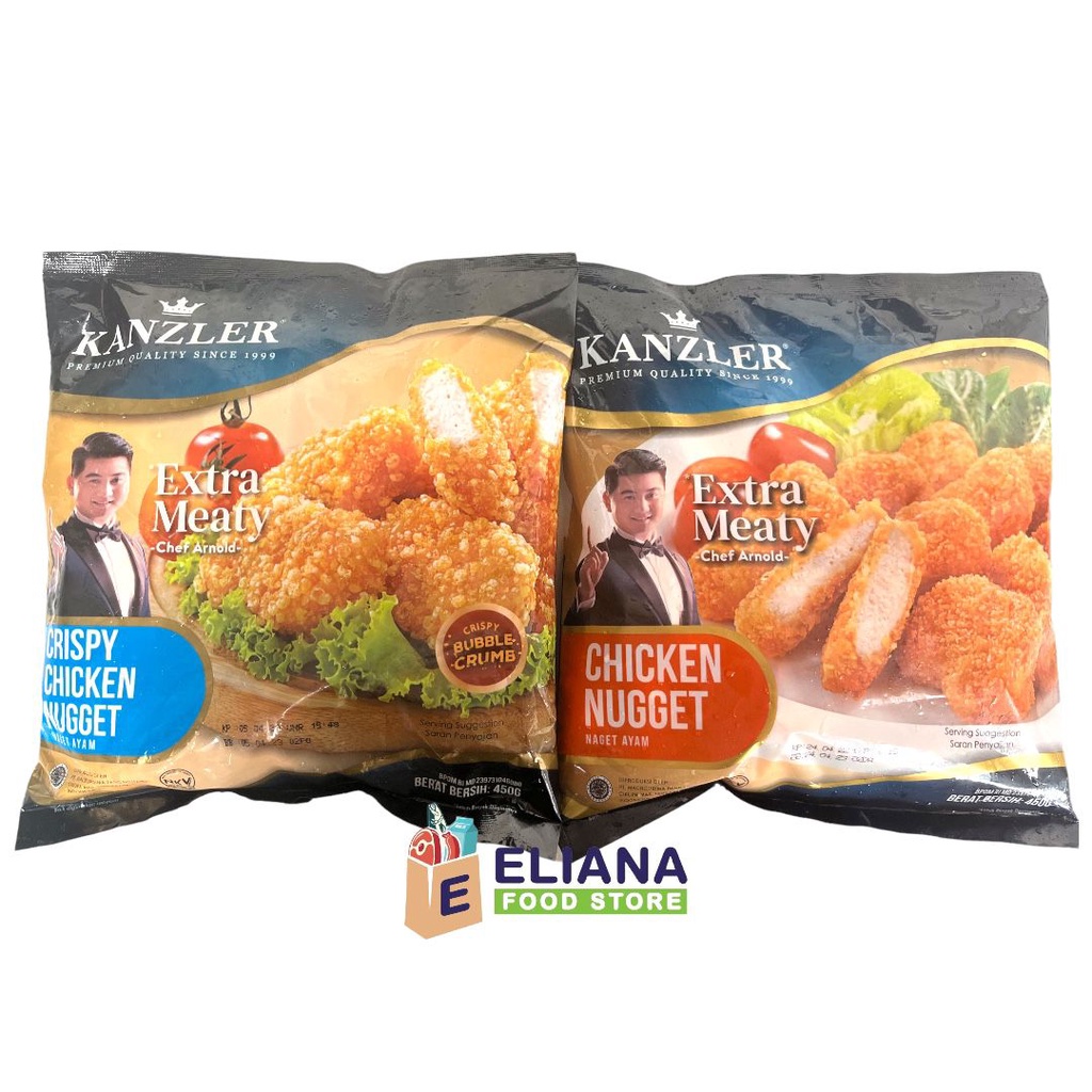 

KANZLER CRISPY CHICKEN NUGGET EXTRA MEATY 450 GR / NAGET KRISPI AYAM