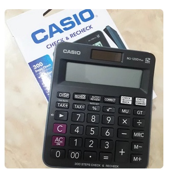 

CALCULATOR CASIO MJ - 120 DPLUS - BK
